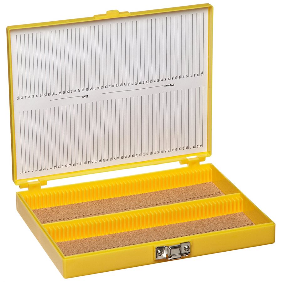 100 Place Premium Microscope Slide Box HEA15994A HS15994A - Image 5