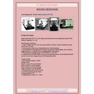 Lab Equipment - Rotary Microtome (YD-315)