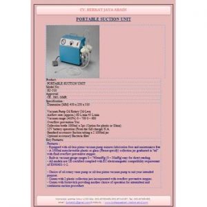 PORTABLE SUCTION UNIT GEMMY Model No: SU-510